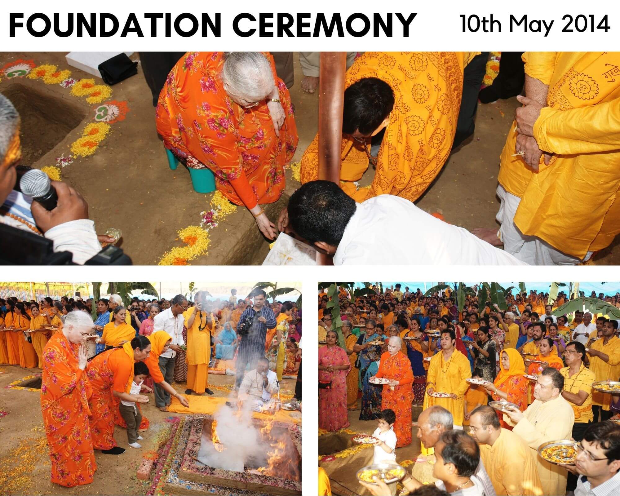 Shri Guru Dham, Foundation ceremony