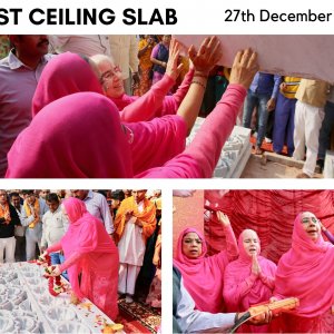 Shri Guru Dham, First ceiling slab