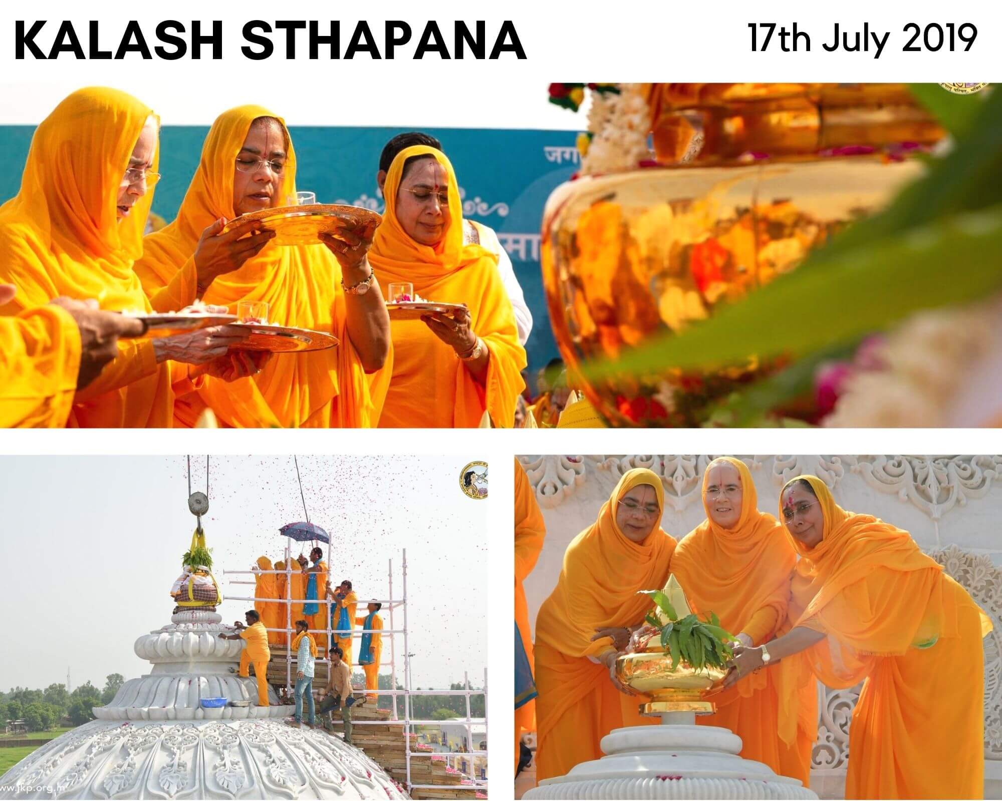 Shri Guru Dham, Kalash sthapana