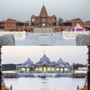 Shri Guru Dham , Bhakti Mandir and from Guru Dham