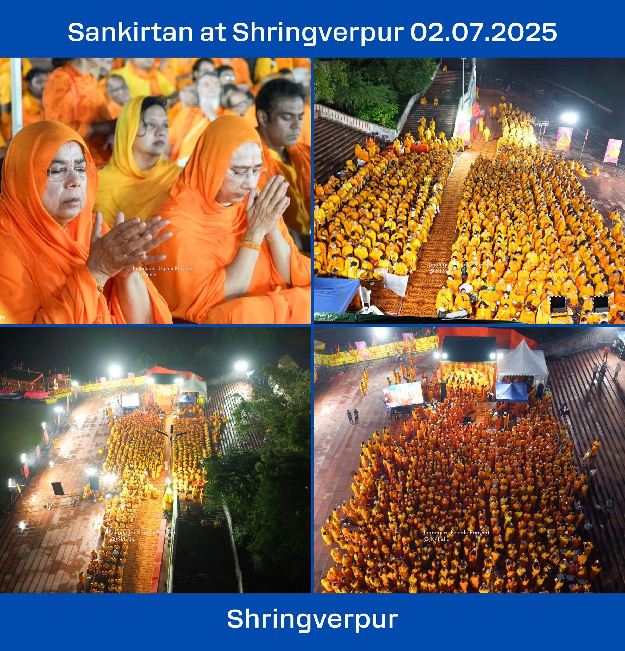 2 July 2025 - Sankirtan at Ganges River - Shringverpur
