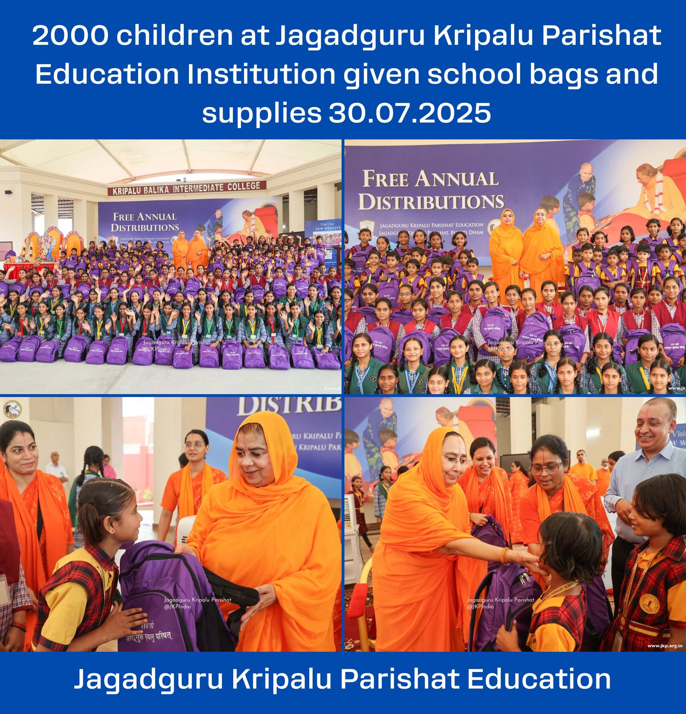 30 Jul 25 - Distribution to school children - JKP Education, Kunda