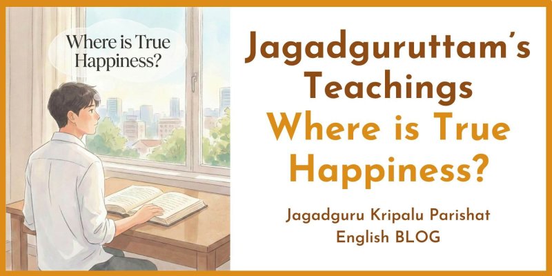 Jagadguruttam’s Teachings: Where is True Happiness?